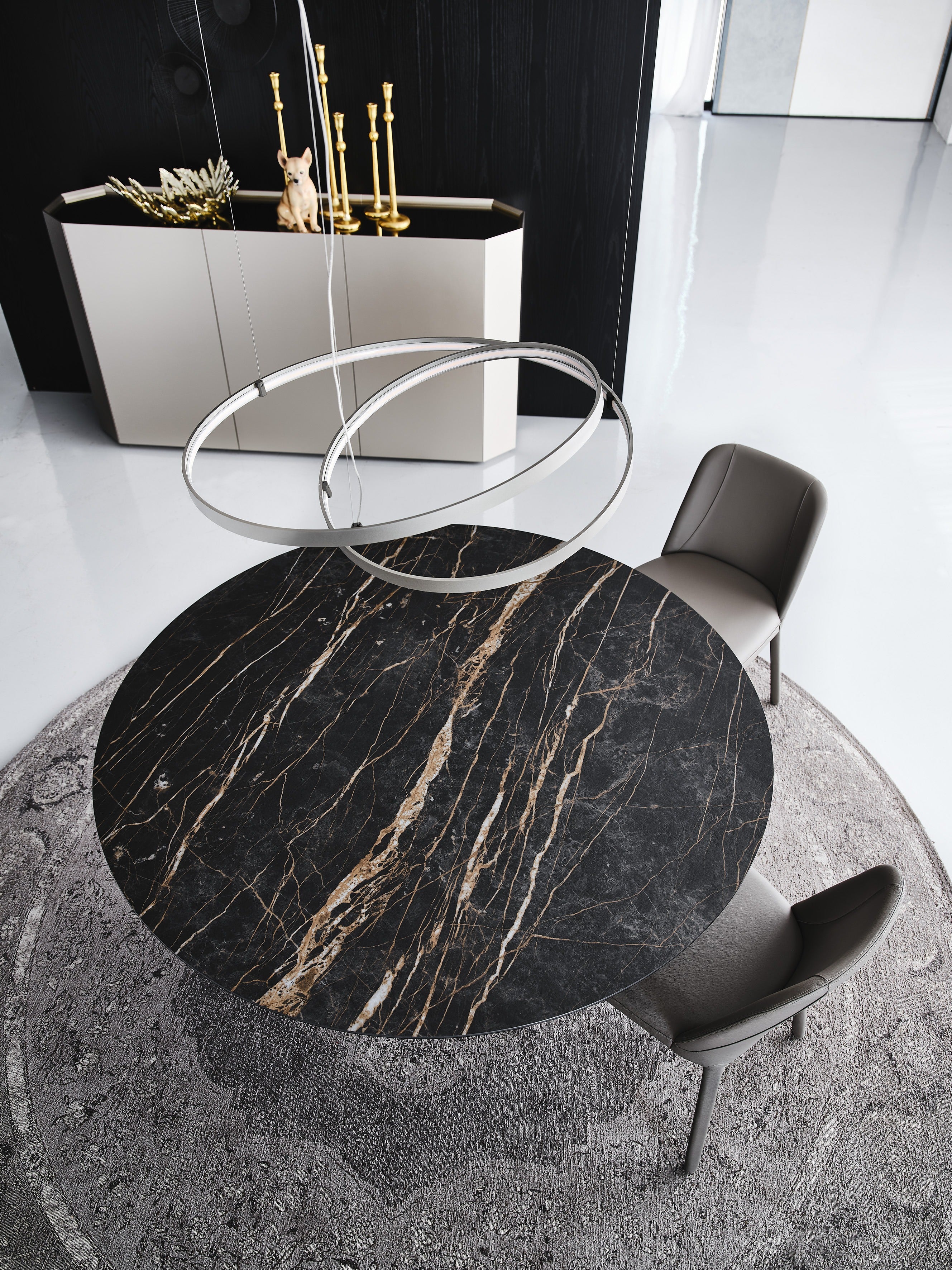 Cattelan Italia Heaven Steel Framed Ceiling Lamp