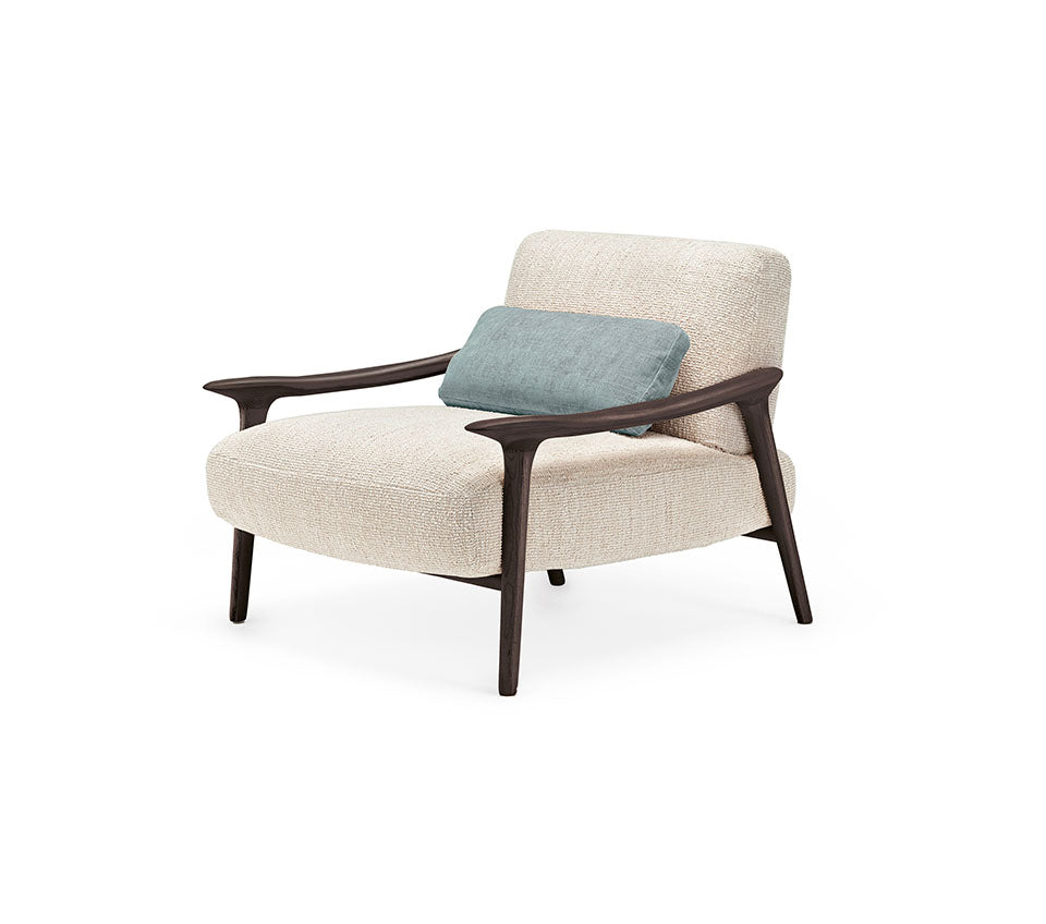 Cattelan Italia Giselle Wooden Lounge Armchair