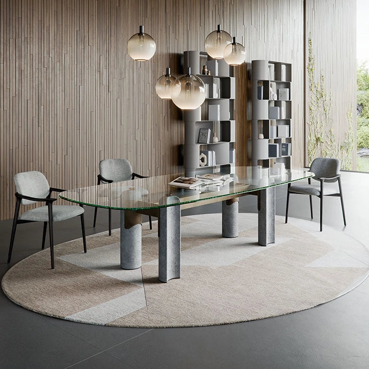 Cattelan Italia Bilbao Glass Dining Table