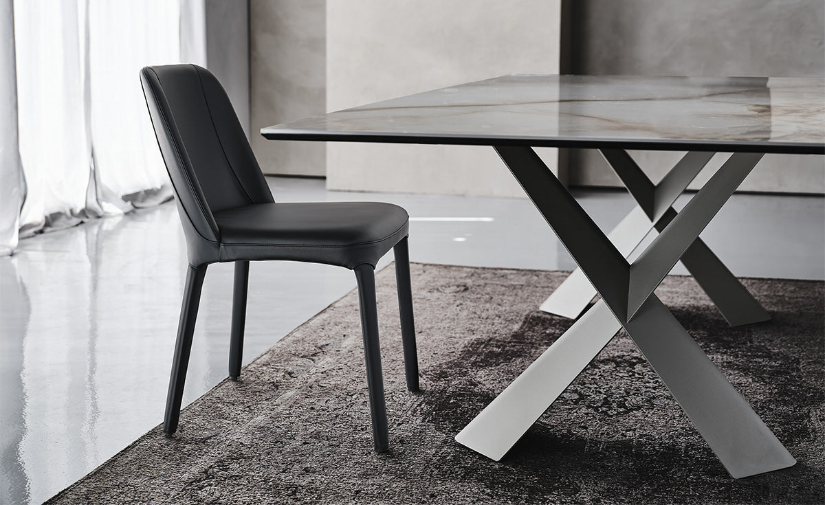 Cattelan Italia Wilma Chair With Steel Frame And Covered In Fabric