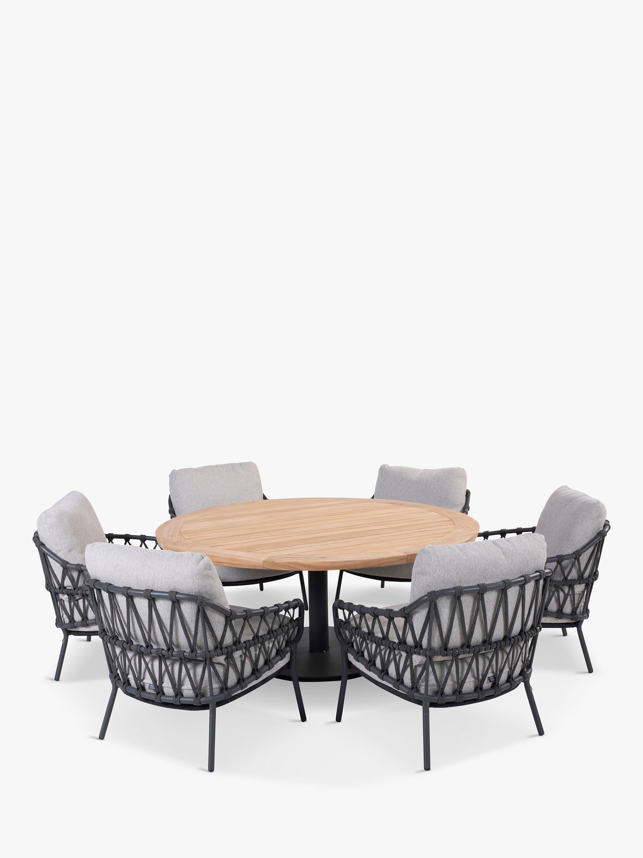 4 Seasons Outdoor Calpi Low Dining with 160cm Saba Table