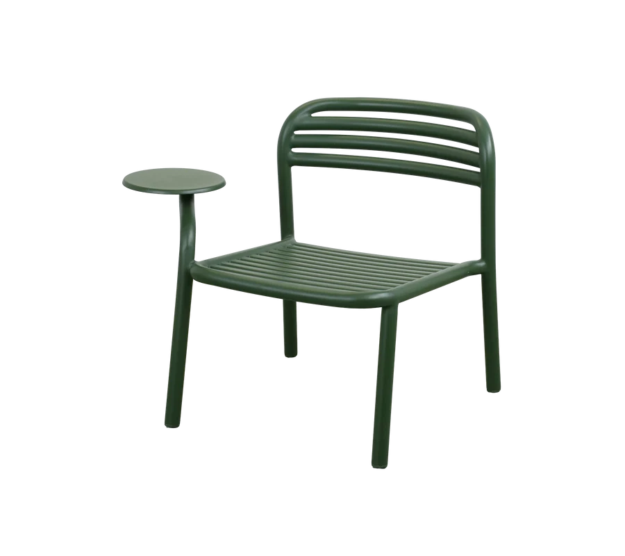 Cane-line Bliss Lounge Chair with Side Table on Right