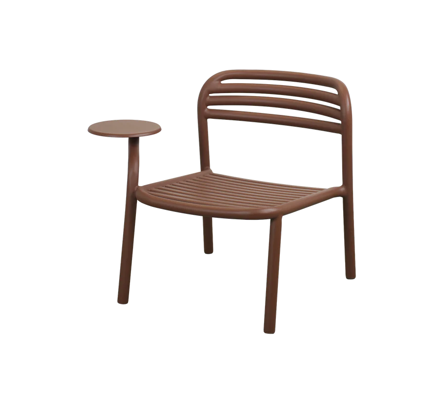 Cane-line Bliss Lounge Chair with Side Table on Right