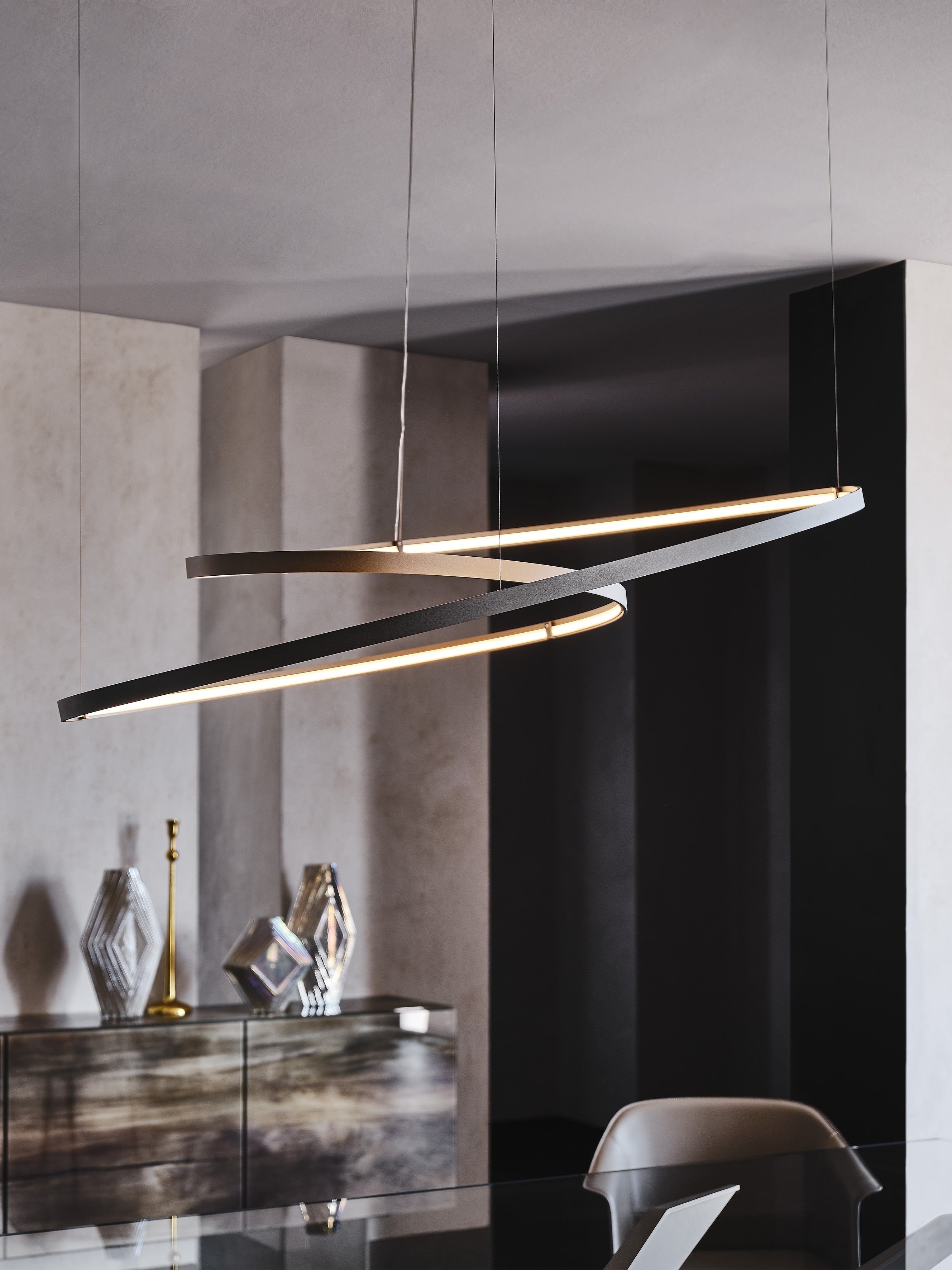 Cattelan Italia Heaven Steel Framed Ceiling Lamp