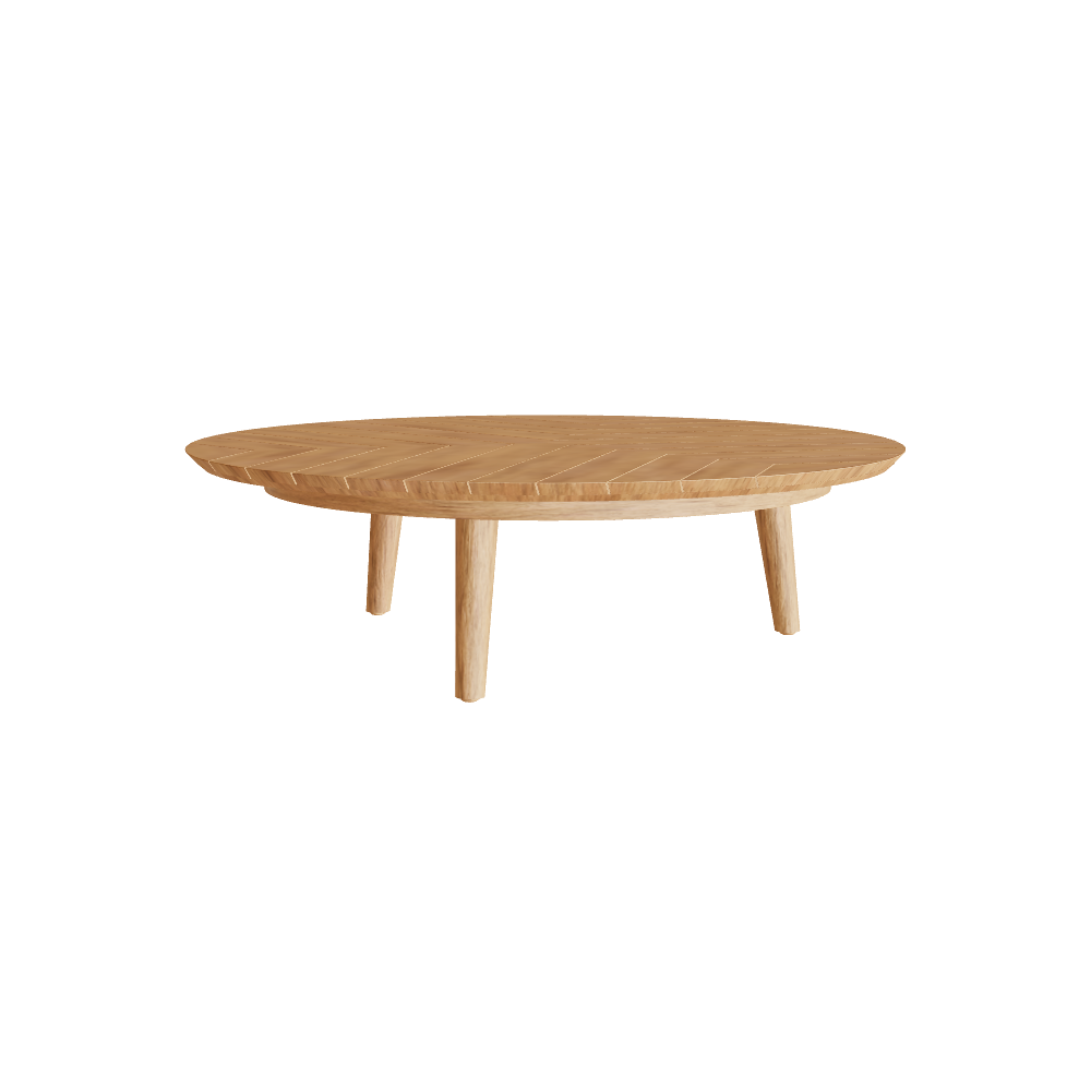 Royal Botania Styletto Low Dining Table Ø 120 x 35