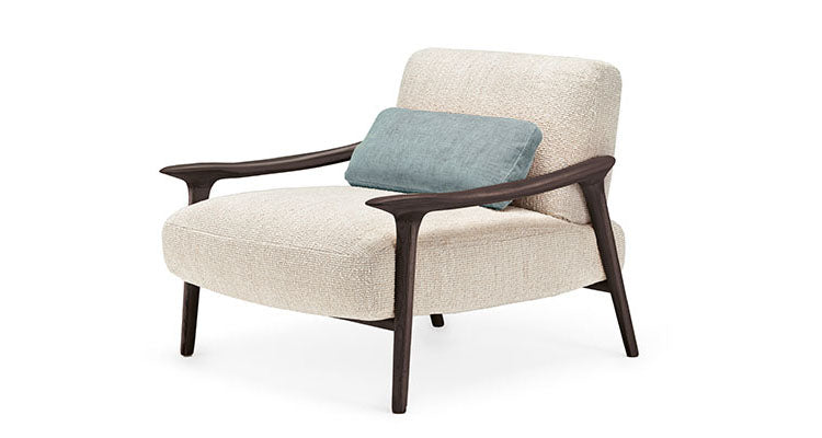 Cattelan Italia Giselle Wooden Lounge Armchair