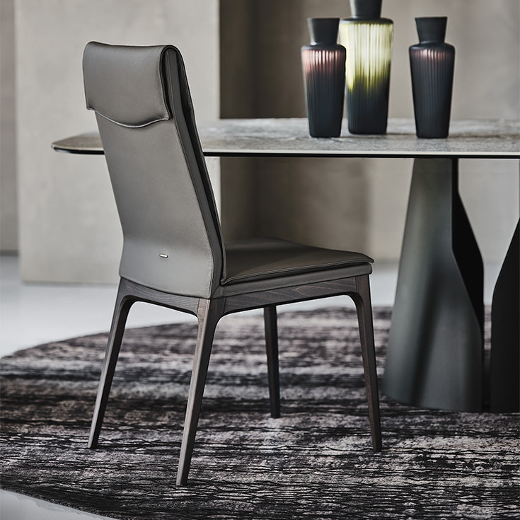 Cattelan Italia Sofia High Back Dining Chair With Armrest