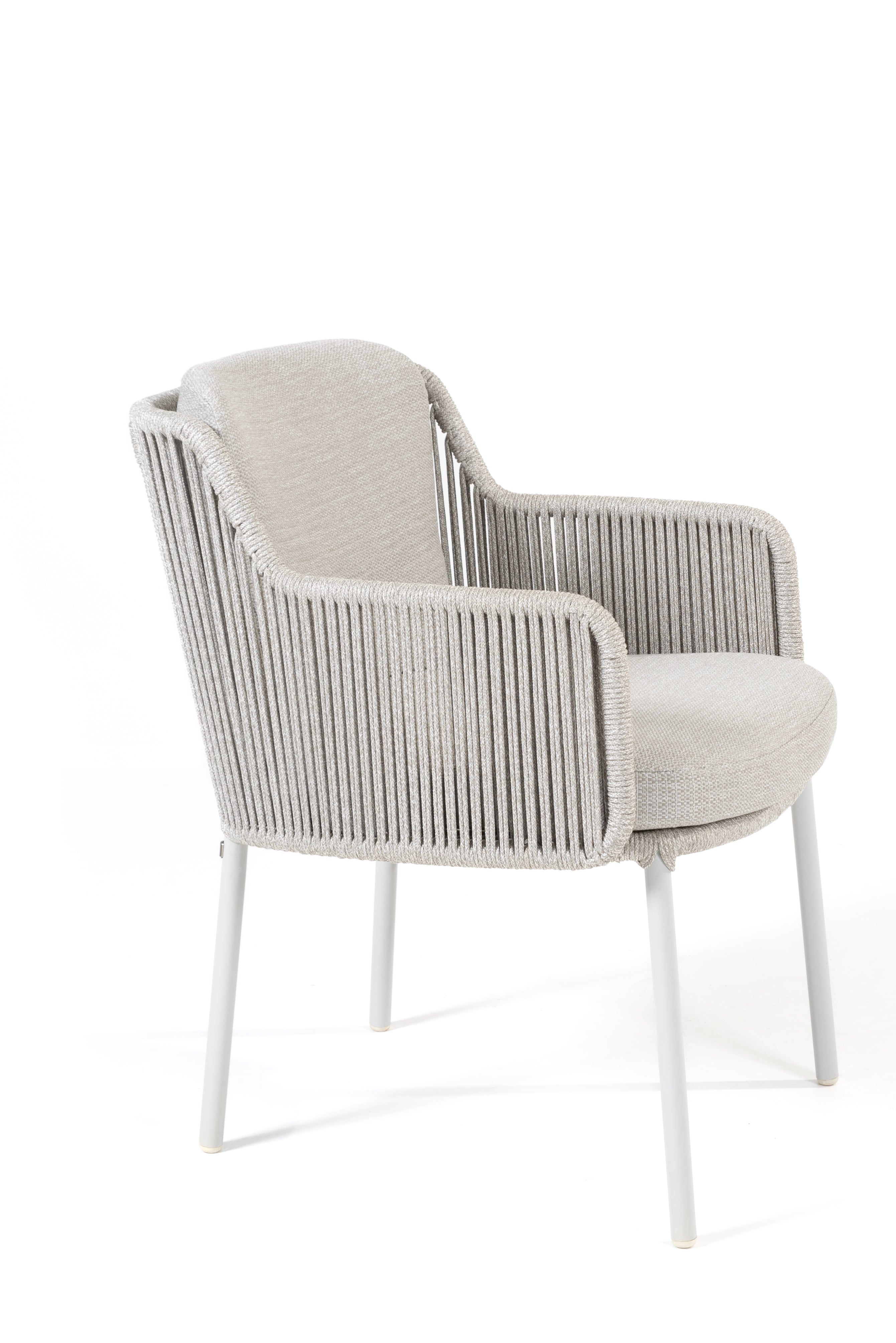 4 Seasons Outdoor Bernini Dining Chair Frozen With 2 Cushions (Packed In 2's)