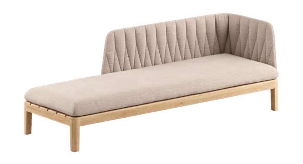 Royal Botania Calypso 3-Seater Sofa – Left Arm & Half Backrest Module