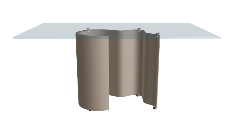 Cattelan Italia Papelito Glass Dining Table