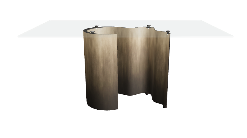 Cattelan Italia Papelito Glass Dining Table