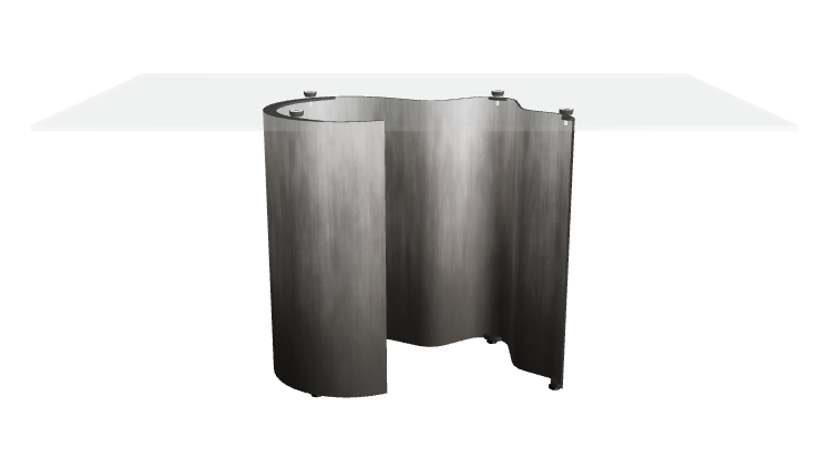 Cattelan Italia Papelito Glass Dining Table