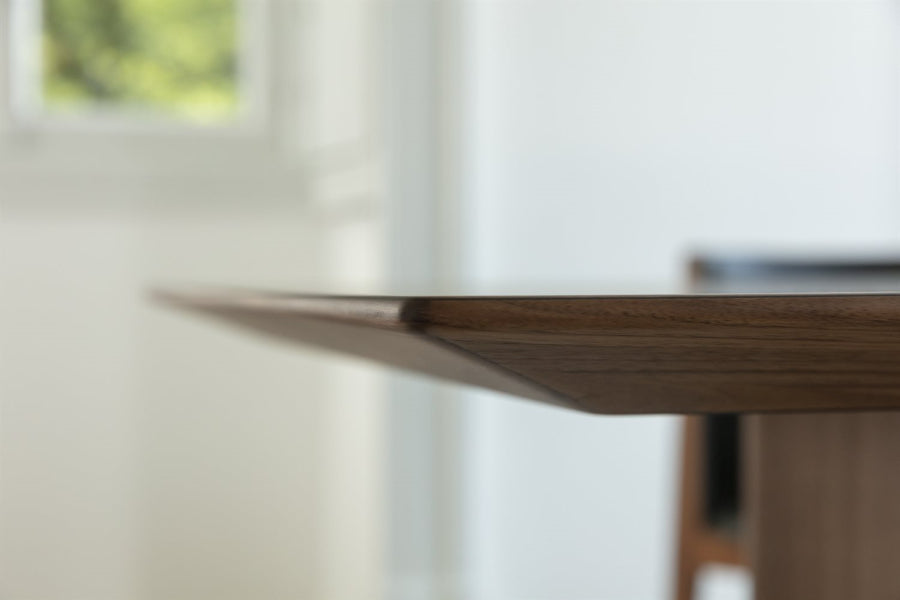 Porada Alan Wood Round & Barrel Shaped Dining Table