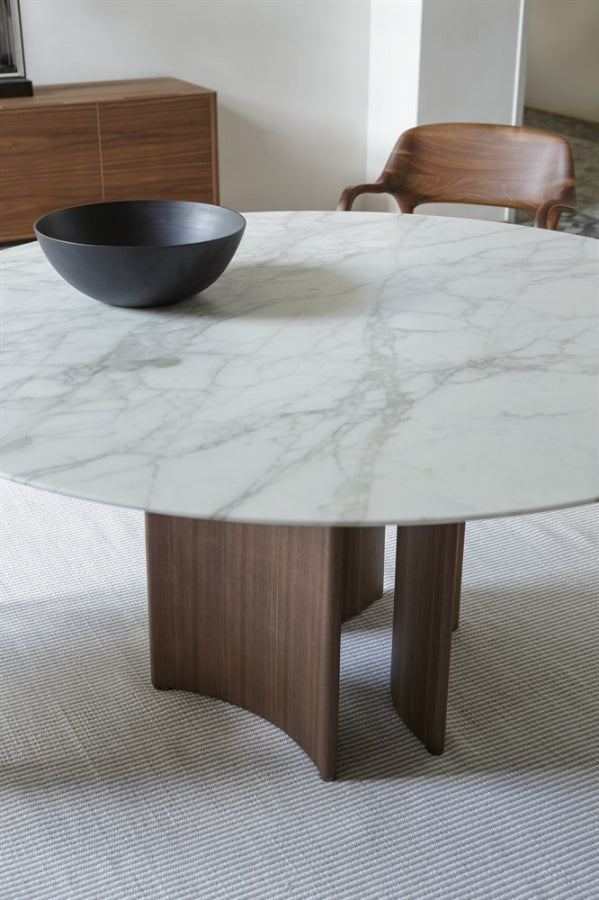 Porada Alan Marble Round Dining Table