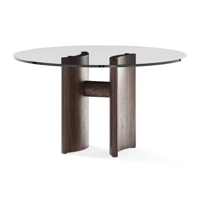 Porada Beam Glass Dining Table