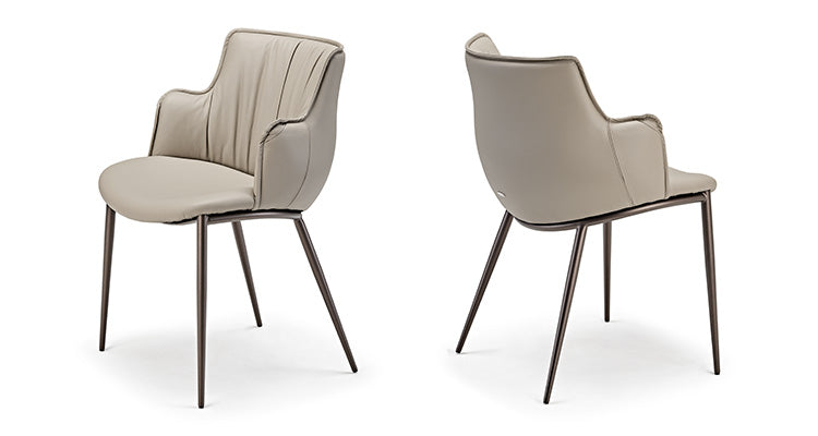 Cattelan Italia Rihanna ML Dining Armchair – Synthetic Leather & Micro Nubuk