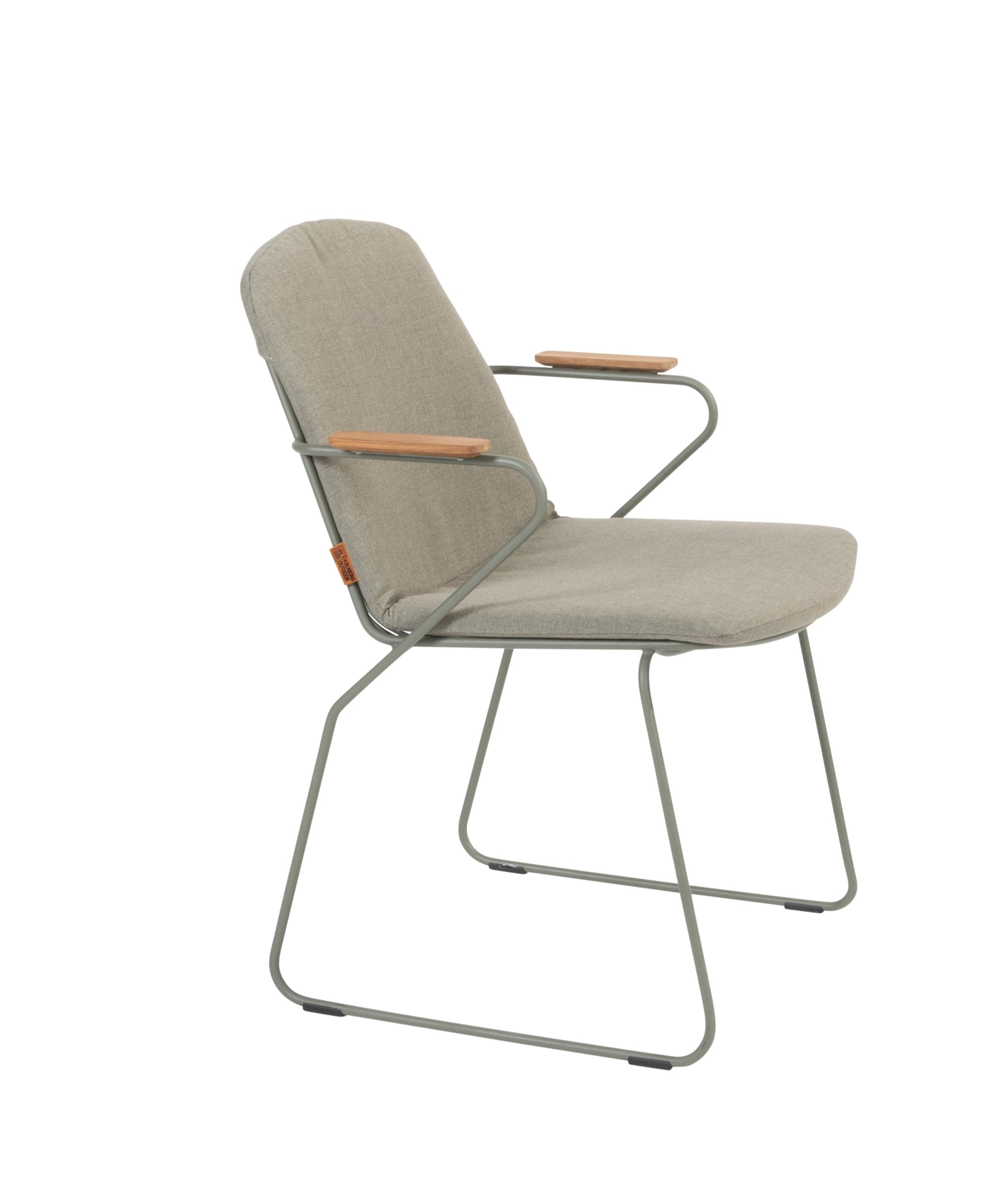 4 Seasons Outdoor Veneto Dining Chair with cushion (Set of 6)