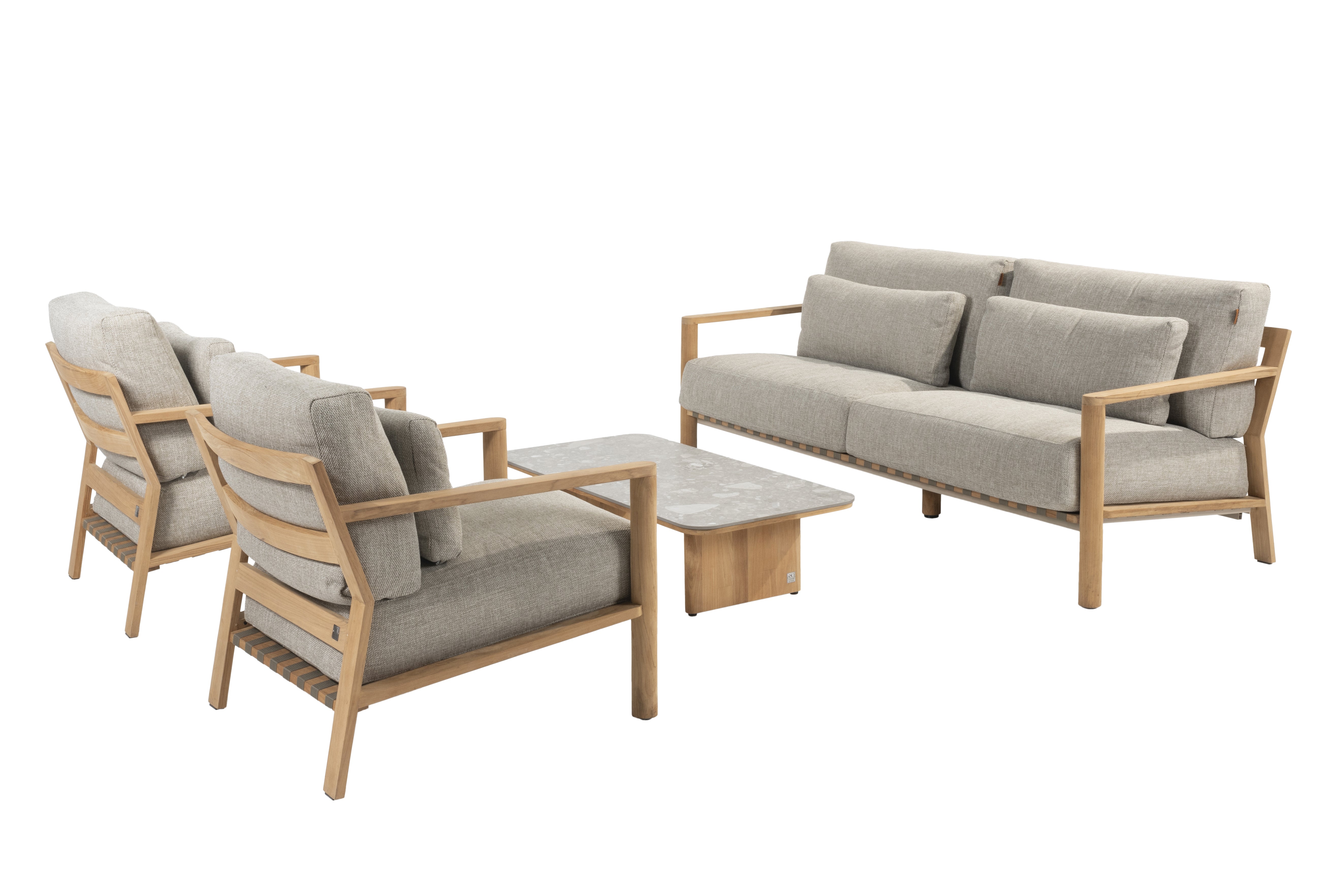 4 Seasons Outdoor Lucas Lounge Set with Ceramic coffee table
