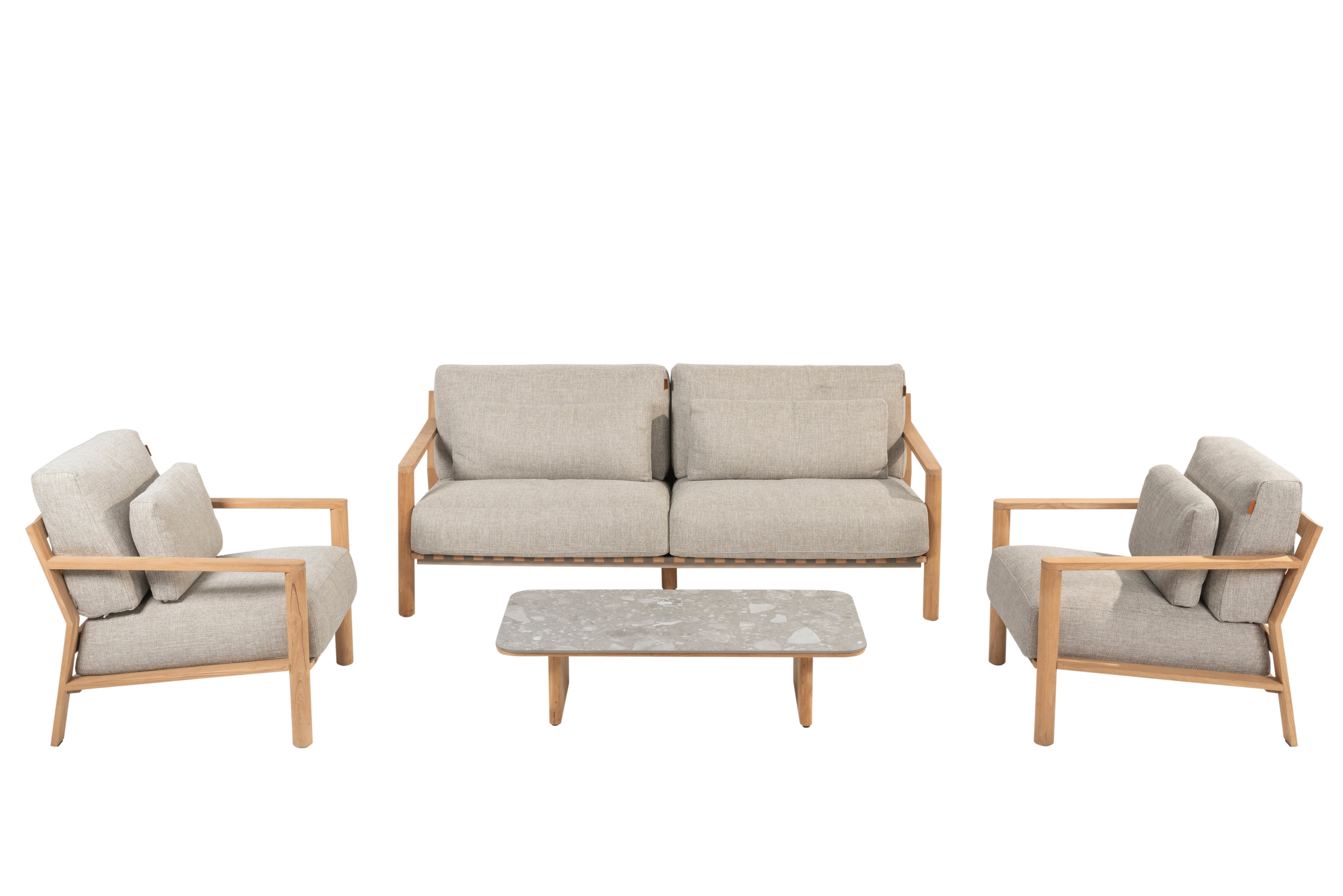 4 Seasons Outdoor Lucas Lounge Set with Ceramic coffee table