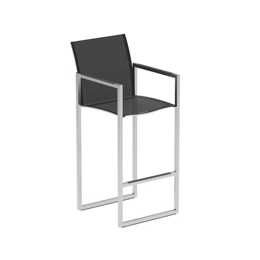 Royal Botania Ninix Bar Chair Stainless Steel