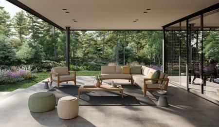 Royal Botania Tono Circular Pouf Ø 73