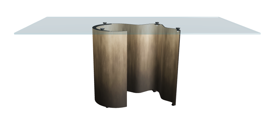 Cattelan Italia Papelito Glass Dining Table