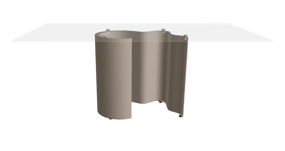 Cattelan Italia Papelito Glass Dining Table