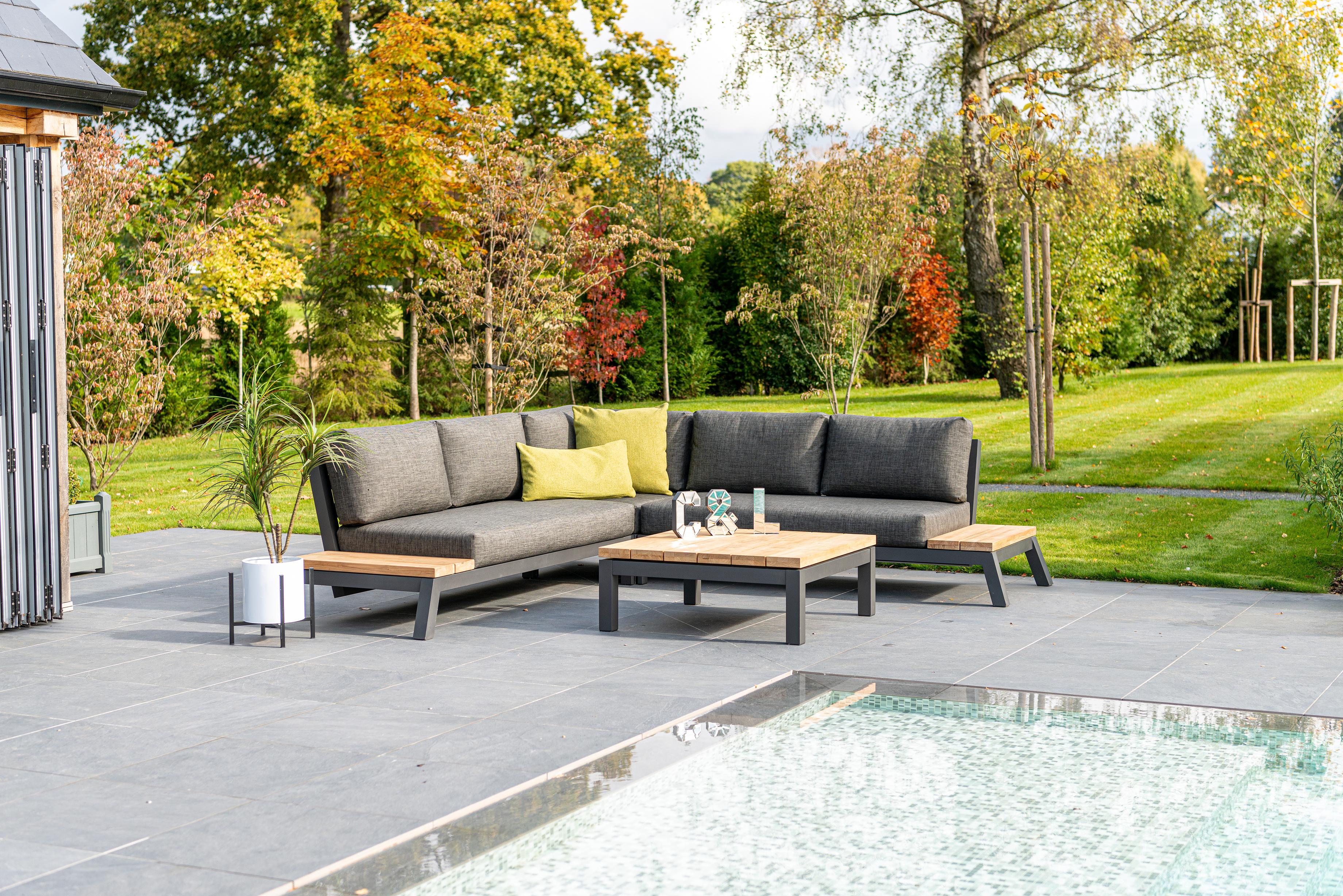 4 Seasons Outdoor Empire Corner Lounge Set