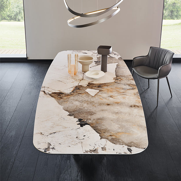 Cattelan Italia Atrium Keramik Polygon & Biscuit Shaped Dining Table