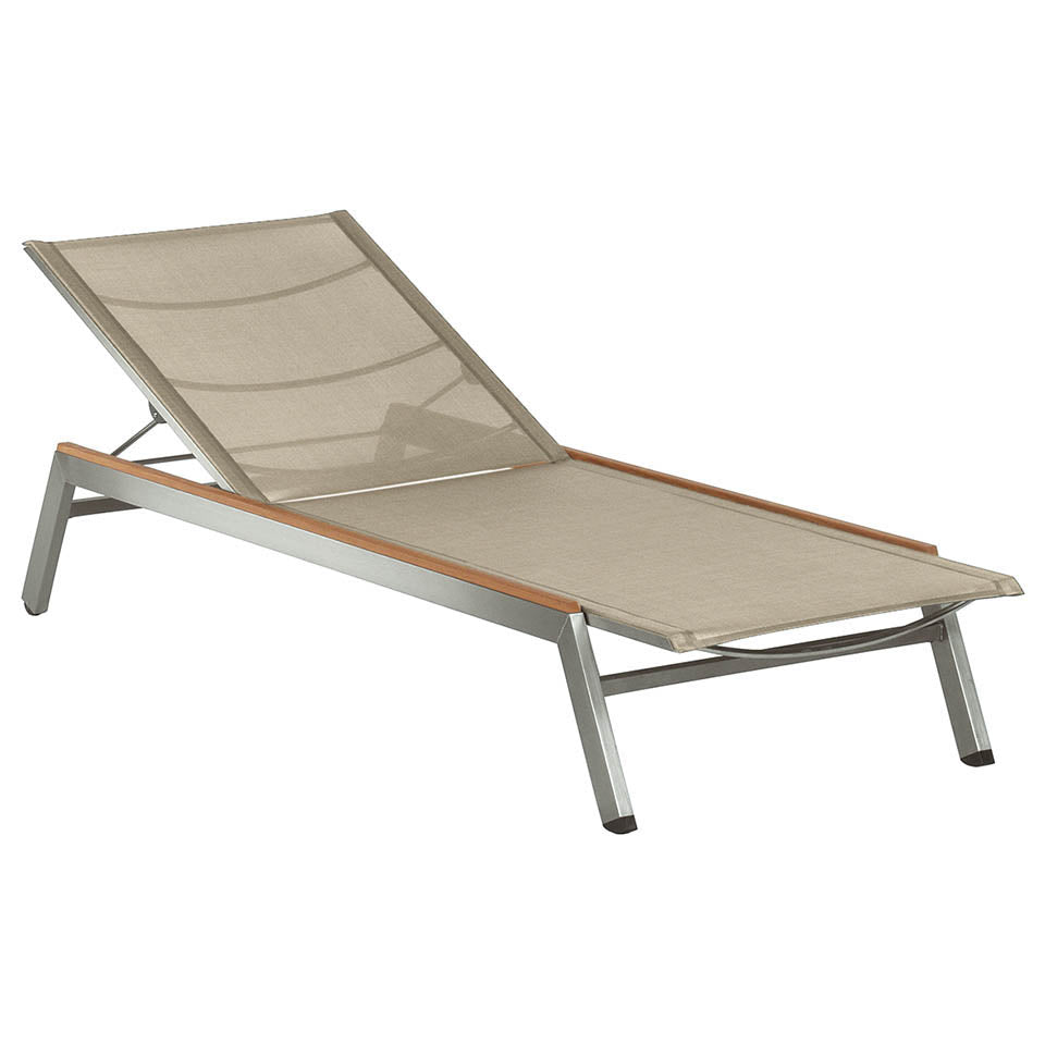 Barlow Tyrie Equinox Lounger with Teak Capping
