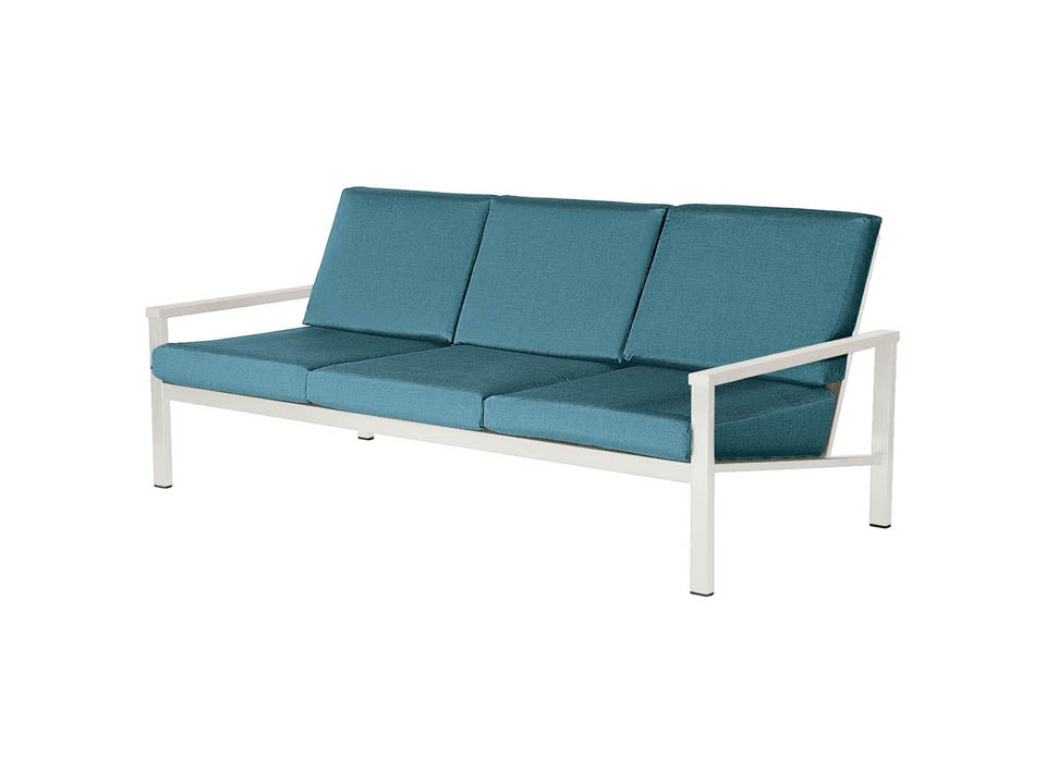Equinox Occasional Deep Seating Three-seater Settee - Powder coated