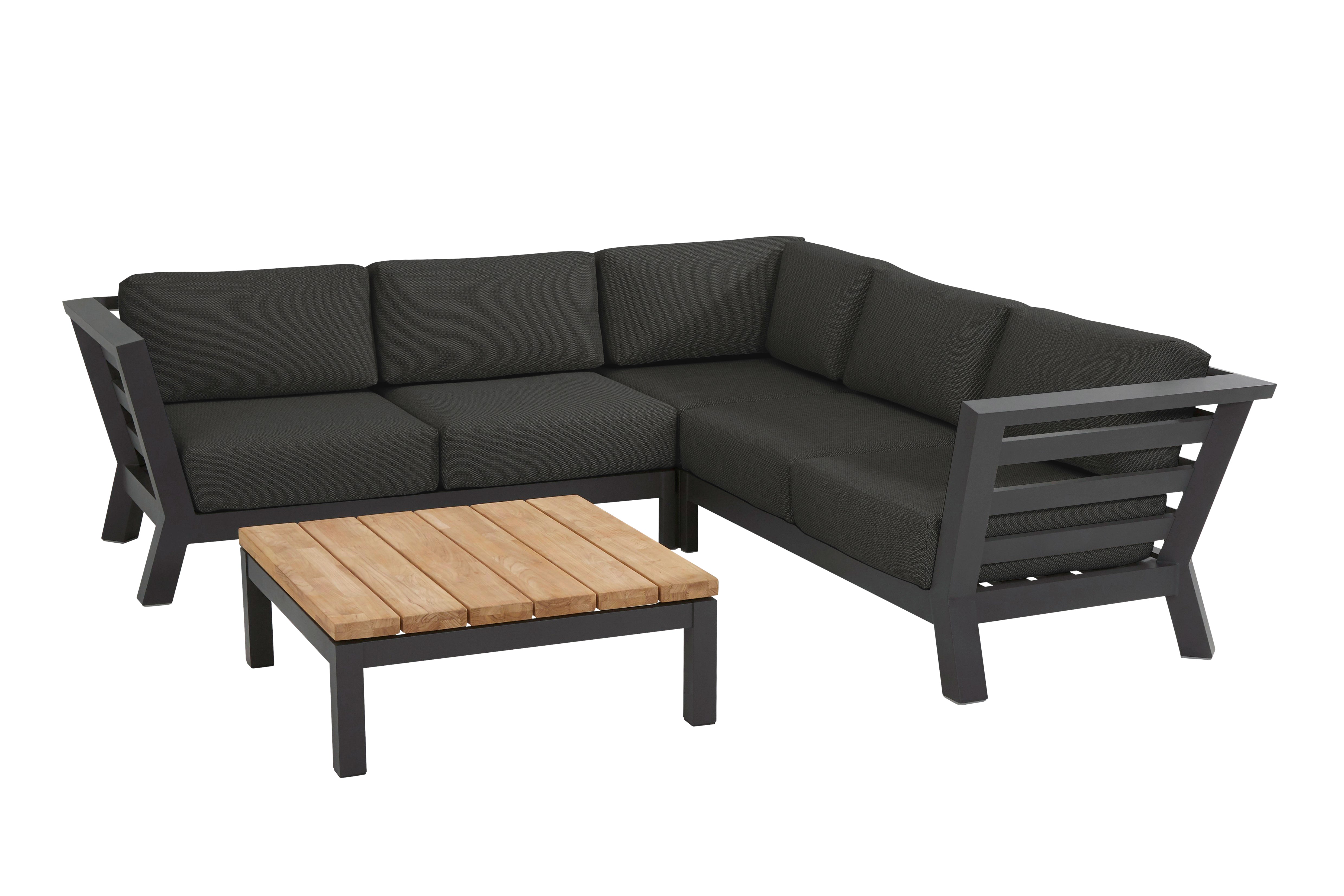4 Seasons Outdoor Meteoro Corner With Teak