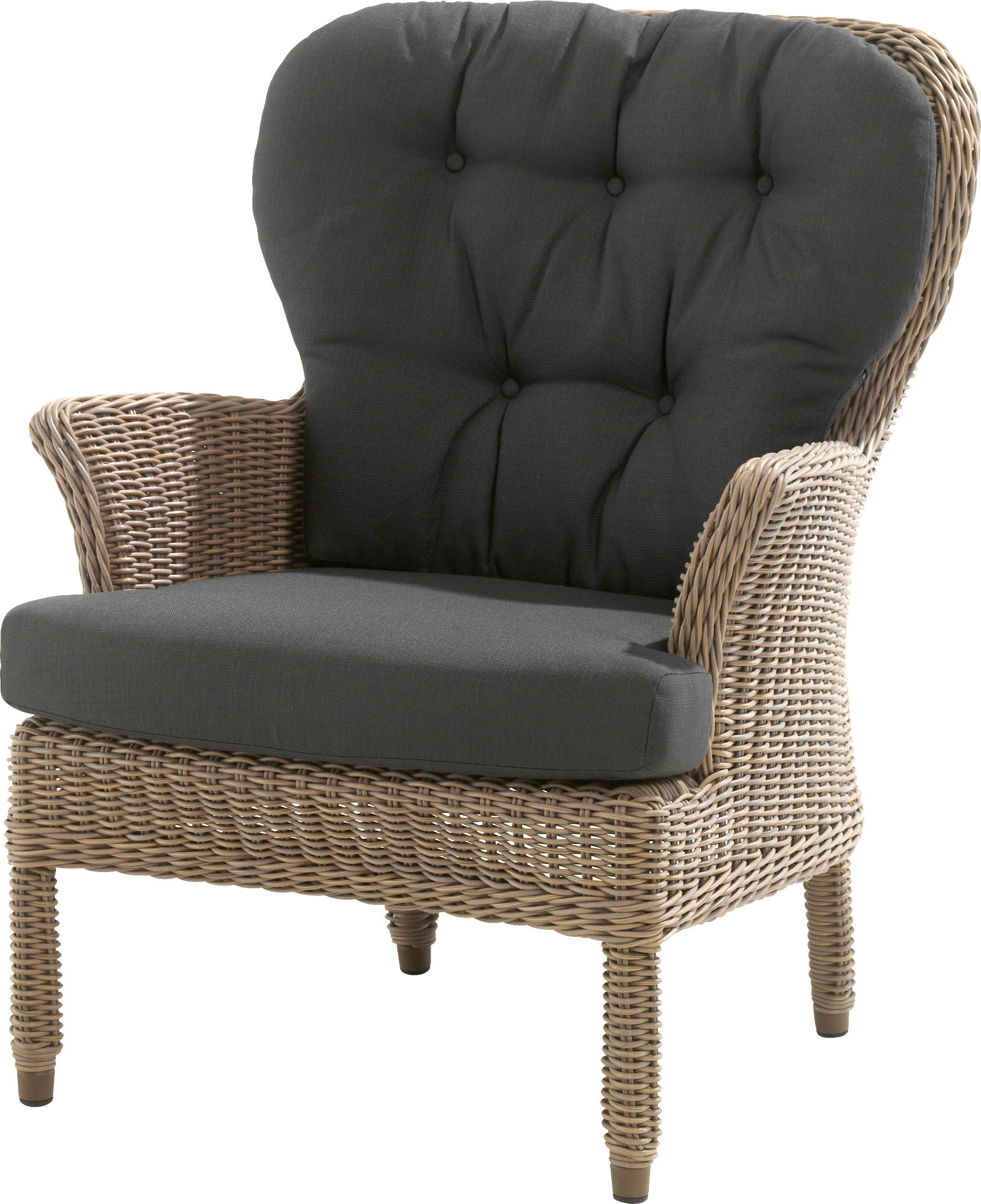 4 Seasons Outdoor Buckingham Dining Chair With 2 Cushions