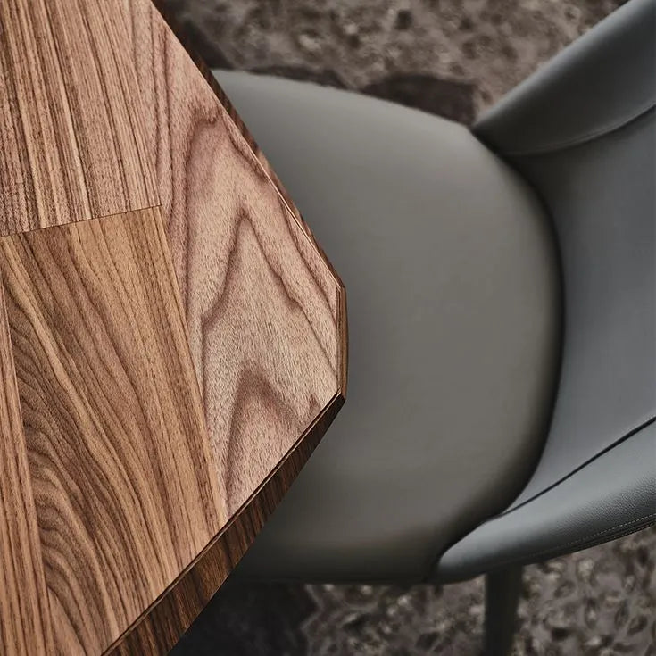 Cattelan Italia Tyron Wood Barrel-Shaped Dining Table