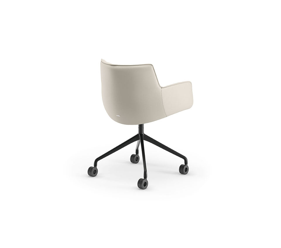 Cattelan Italia Rhonda Wheels Swivel Office Armchair