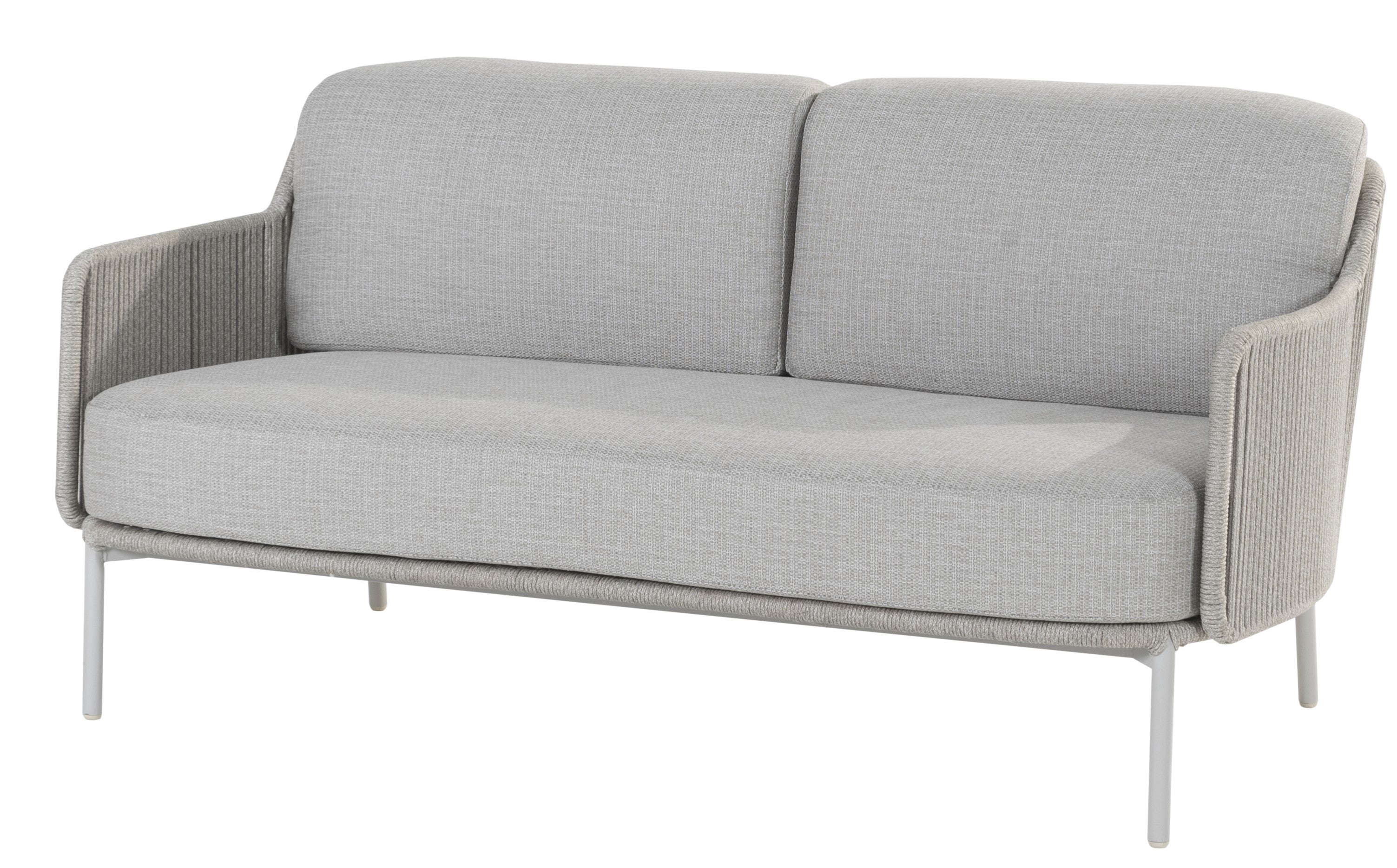 4 Seasons Outdoor Bernini Living Bench 2,5 Seaters Frozen With 4 Cushions