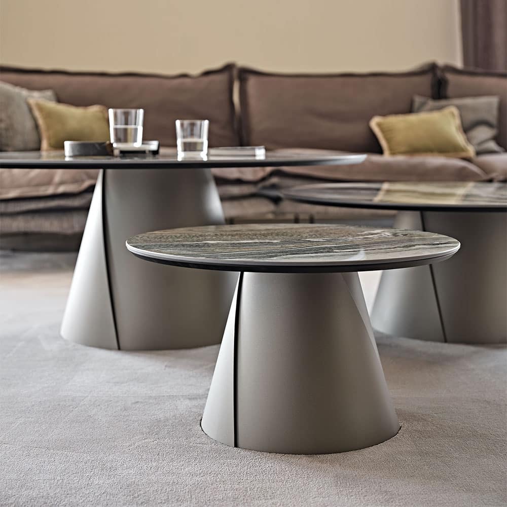 Cattelan Italia ALBERT Keramik Coffee Table ø59x34h – Fast Delivery