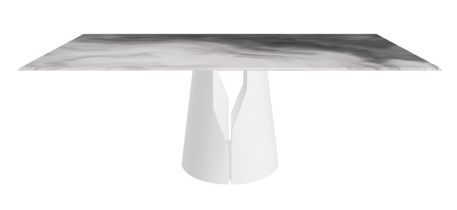 Cattelan Italia Giano Crystalart Rectangular & Barrel-Shaped Dining Table