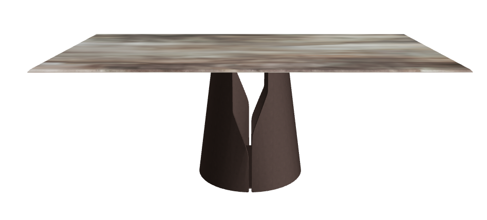 Cattelan Italia Giano Crystalart Rectangular & Barrel-Shaped Dining Table