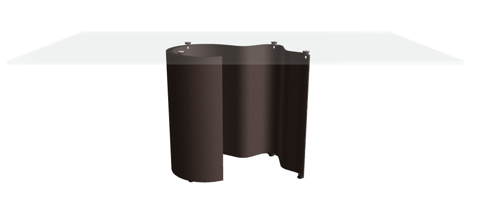 Cattelan Italia Papelito Glass Dining Table