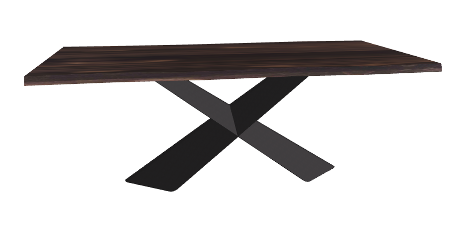Cattelan Italia Tyron Wood Live Edged Dining Table