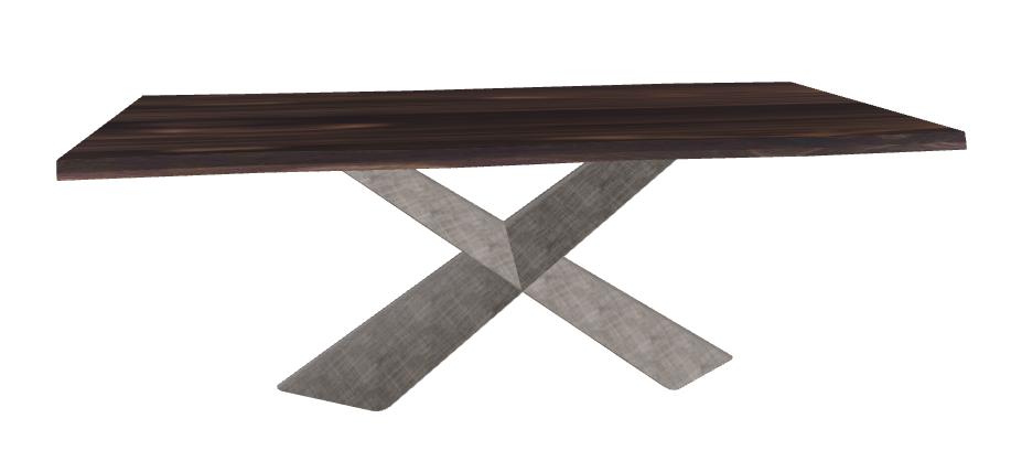 Cattelan Italia Tyron Wood Live Edged Dining Table