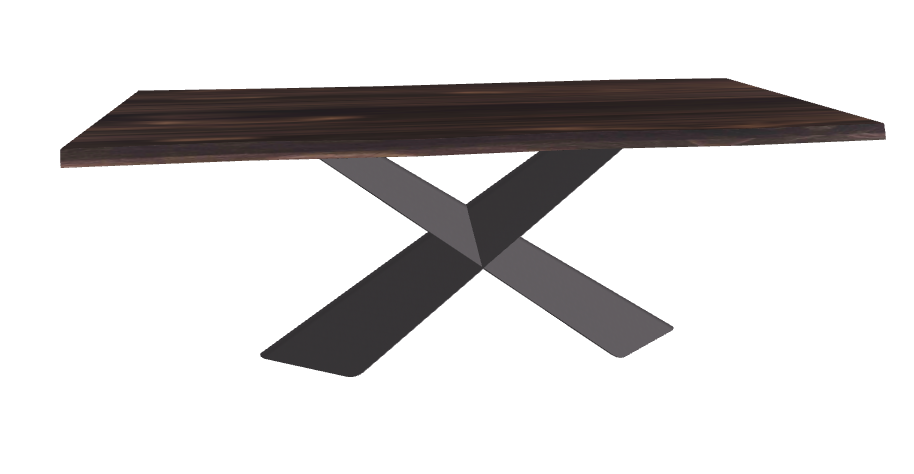 Cattelan Italia Tyron Wood Live Edged Dining Table