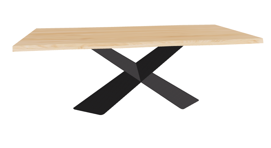 Cattelan Italia Tyron Wood Live Edged Dining Table