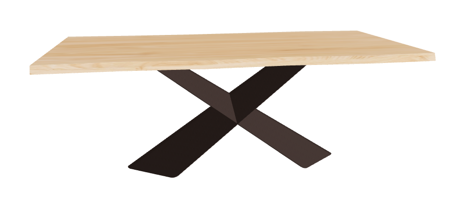 Cattelan Italia Tyron Wood Live Edged Dining Table