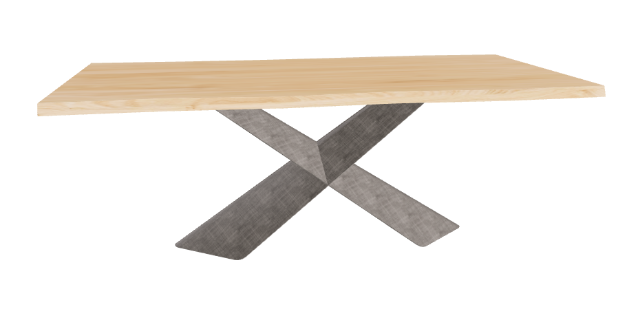Cattelan Italia Tyron Wood Live Edged Dining Table