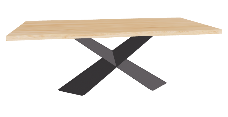 Cattelan Italia Tyron Wood Live Edged Dining Table