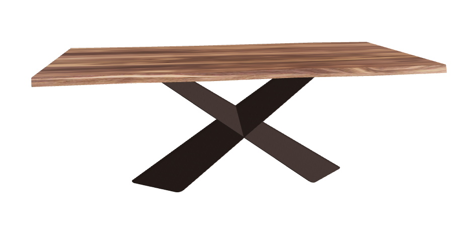 Cattelan Italia Tyron Wood Live Edged Dining Table