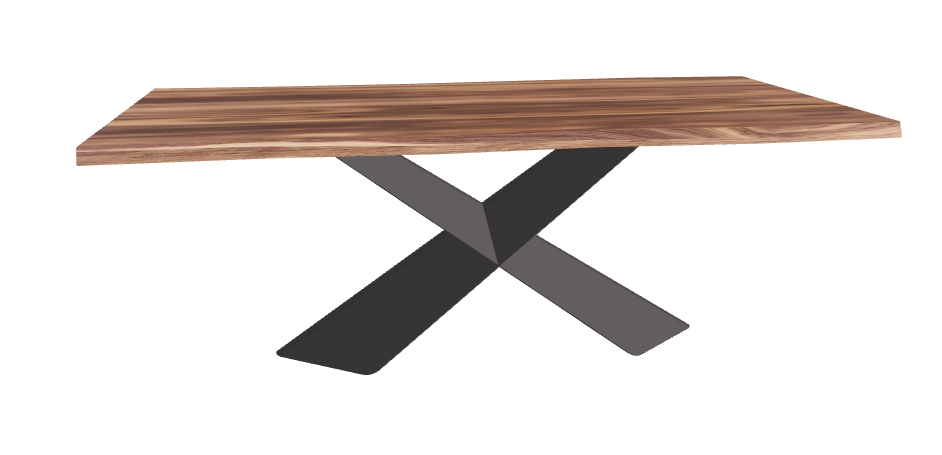 Cattelan Italia Tyron Wood Live Edged Dining Table