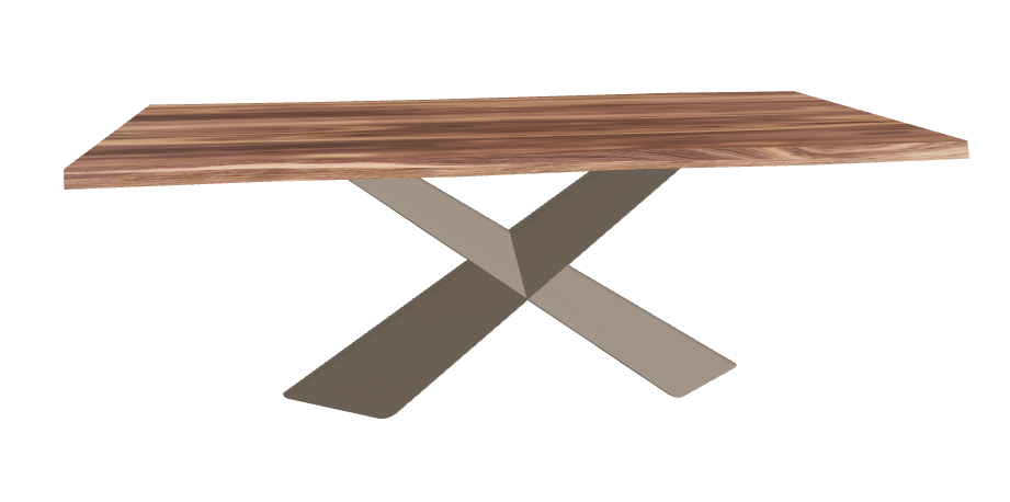 Cattelan Italia Tyron Wood Live Edged Dining Table